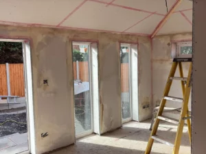 Exterior wall plastering services
